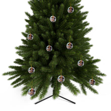 Winter Wonderland Ceramic Ornaments, 2-Side Print, (1pc, 3pcs, 5pcs, 10pcs)