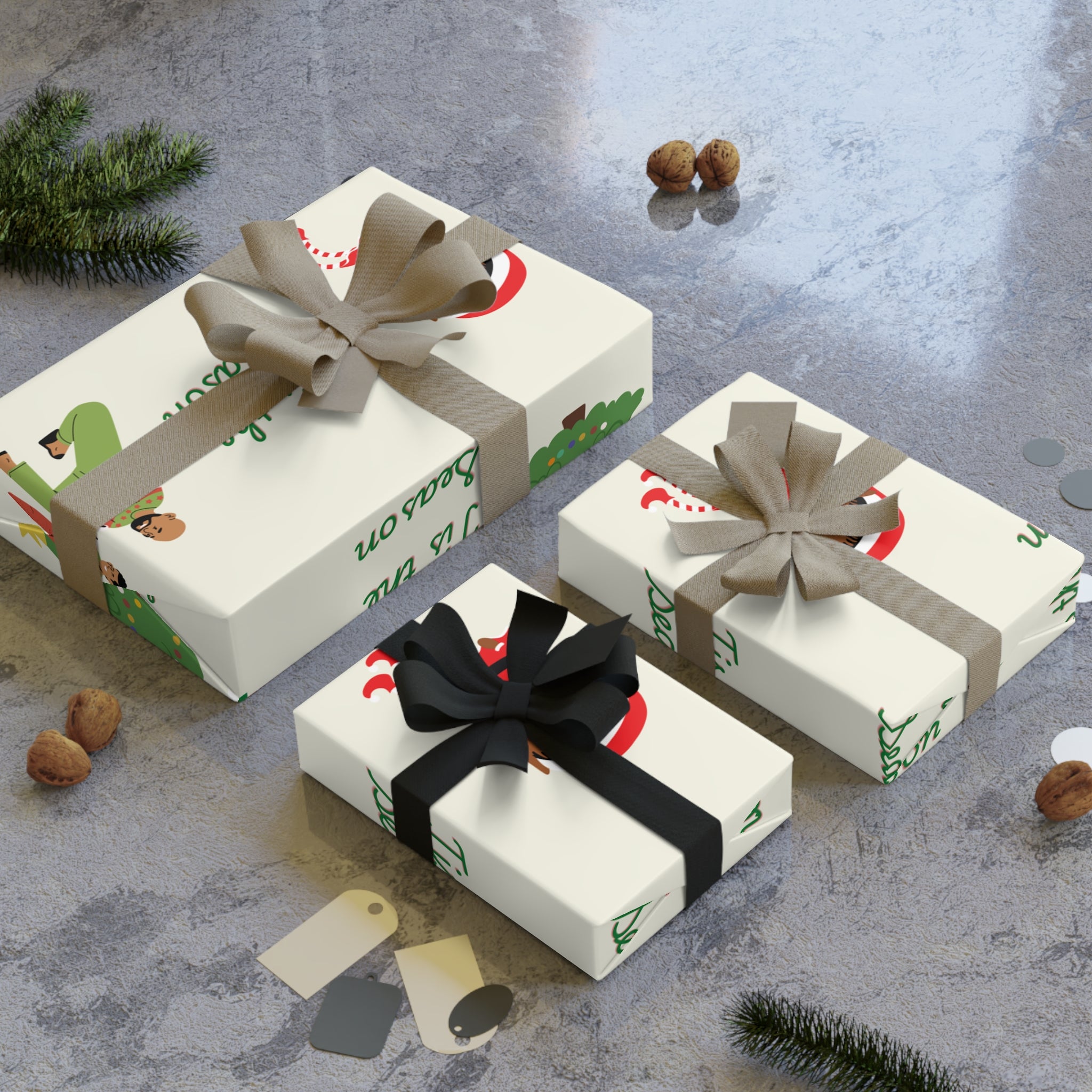 Gift Wrapping Paper Rolls, 1pc