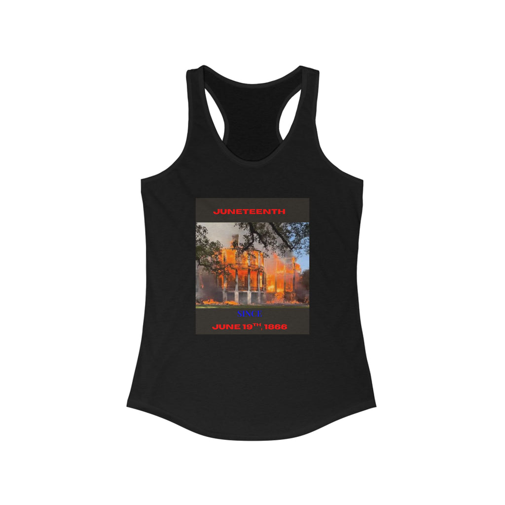 Juneteenth Racerback Tank Top - Celebrate Freedom Since June 19, 1865