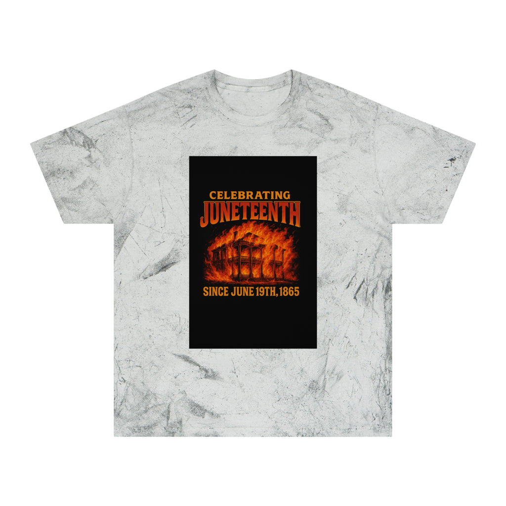 Juneteenth Celebration Unisex Color Blast T-Shirt
