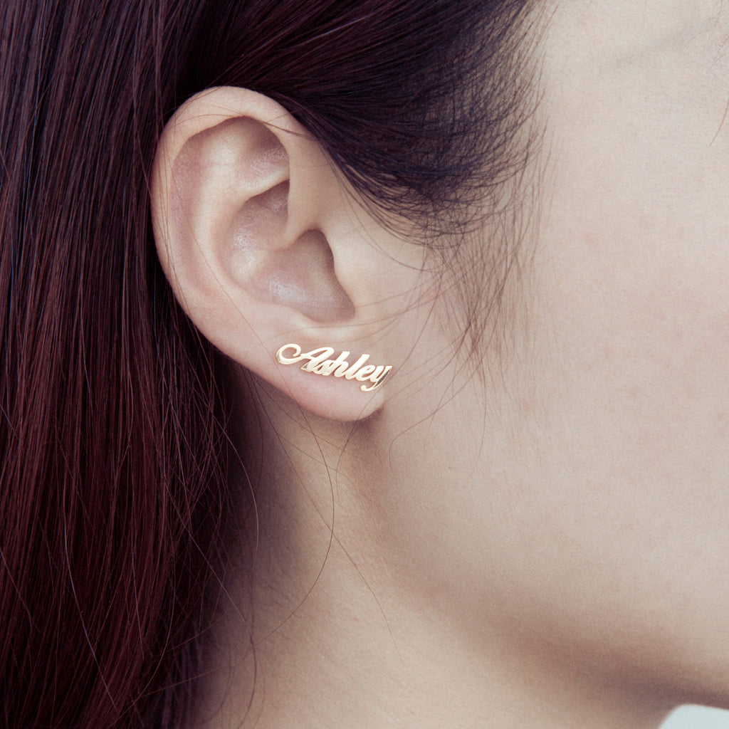 520. Name Stud Earrings