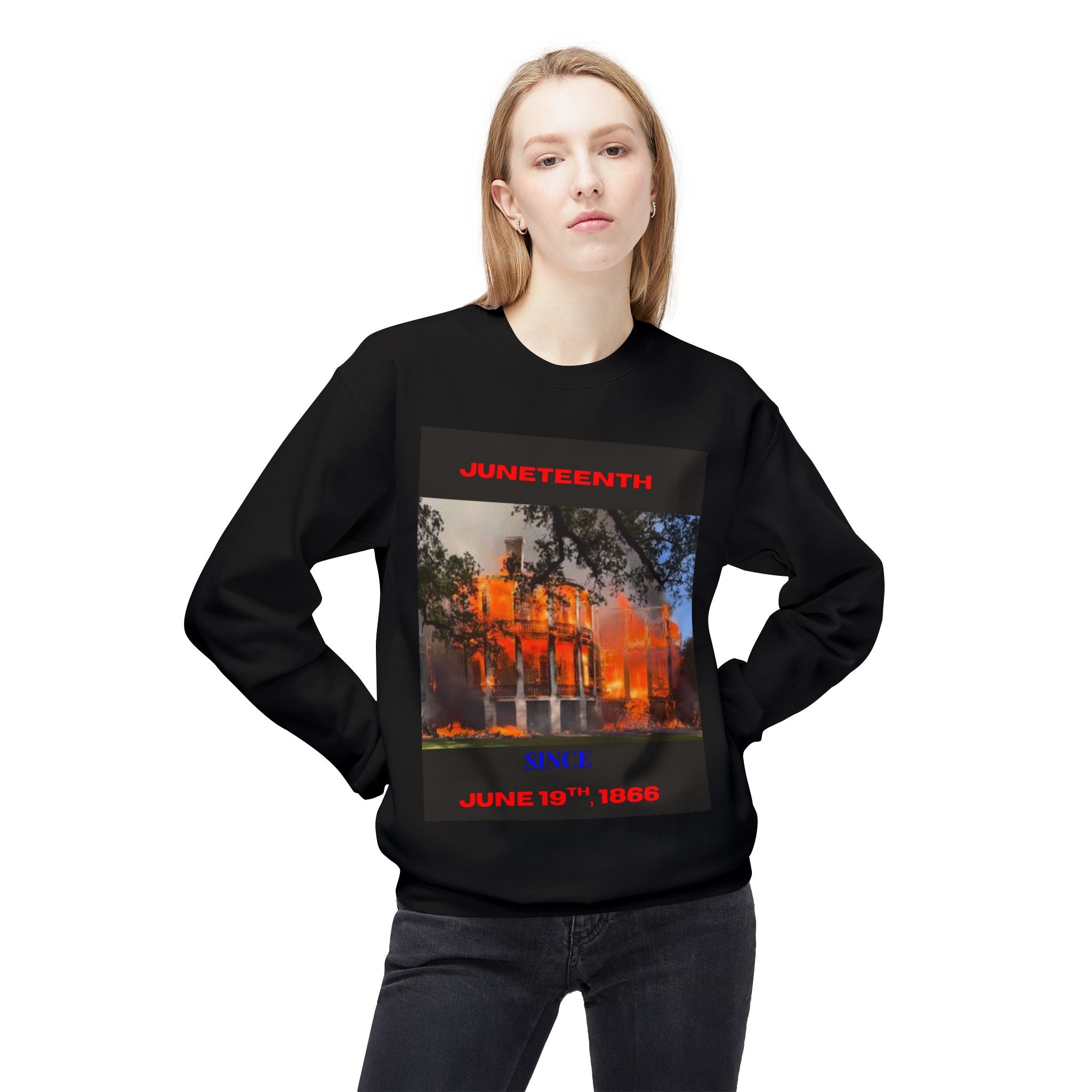 Juneteenth Celebration Crewneck Sweatshirt - Commemorative Design