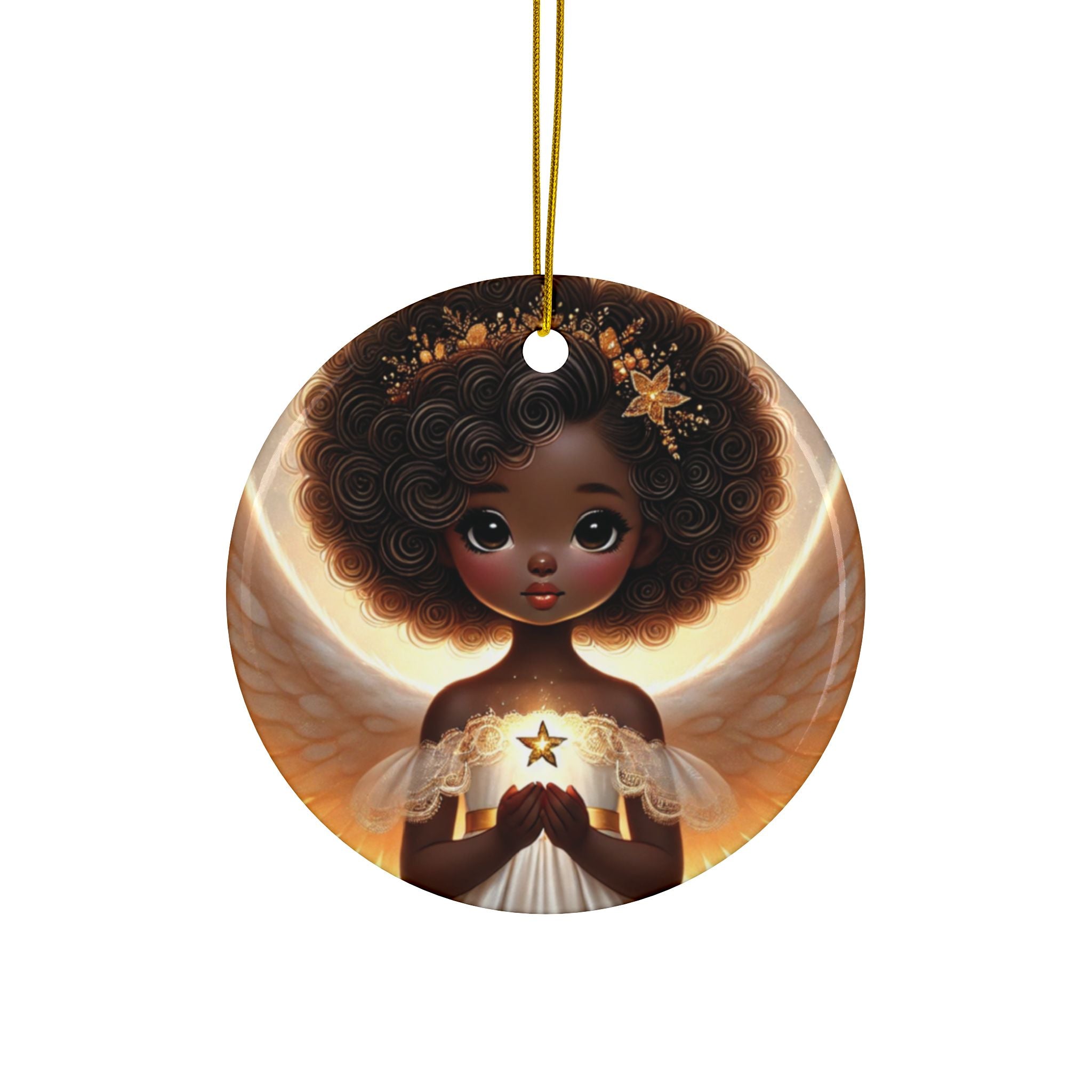 Decorative Ceramic Ornaments, Double-Sided (1pc, 3pcs, 5pcs, 10pcs)