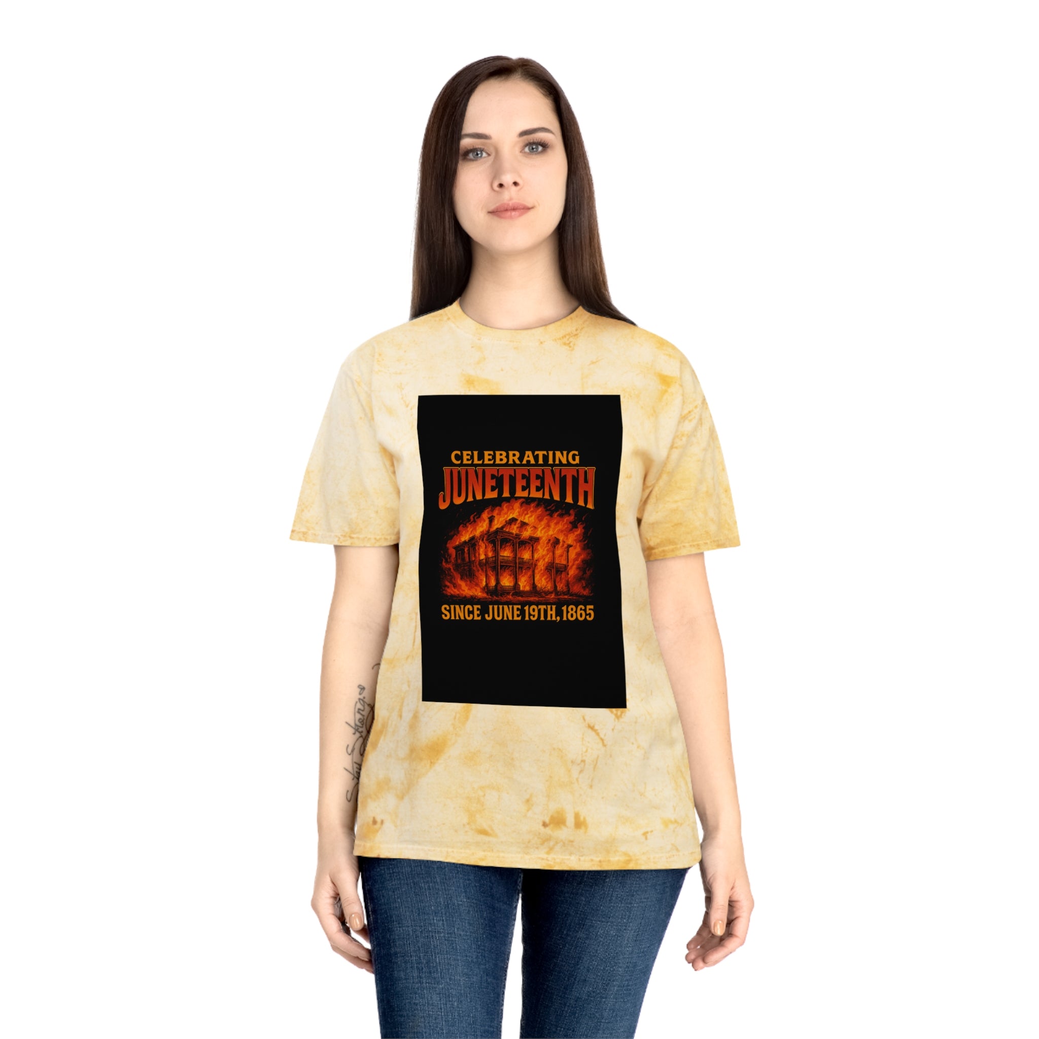 Juneteenth Celebration Unisex Color Blast T-Shirt