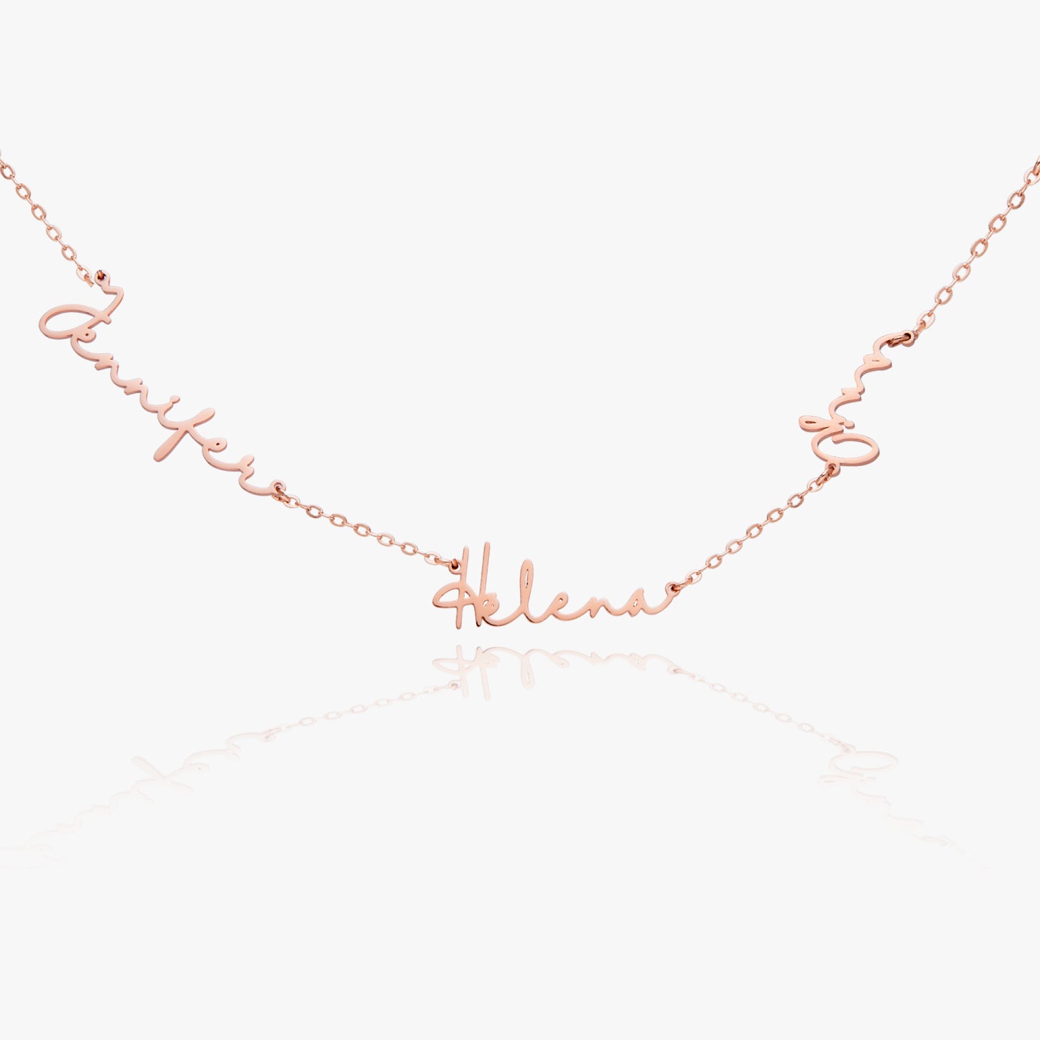 Custom 3 Name necklace