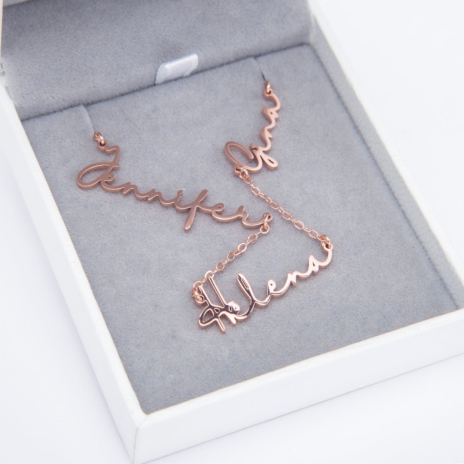 Custom 3 Name necklace